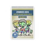 Carti si Birotica - Carti - Carti pentru copii - Carti de colorat - Carte de colorat pentru adulti, 50 de ilustratii, Zombie kids - Volumul II, 106 pagini, A5 - Infinity.ro