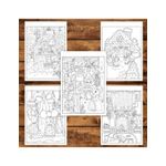 Carti si Birotica - Carti - Carti pentru copii - Carti de colorat - Carte de colorat pentru copii , 40 de ilustratii Magie de Craciun - Volumul IV - Editie Premium, 86 pagini, A5 - Infinity.ro