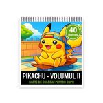 Carti si Birotica - Carti - Carti pentru copii - Carti de colorat - Carte de colorat pentru copii , 40 de ilustratii Pikachu - Volumul II, 86 pagini, A5 - Infinity.ro
