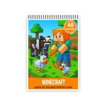 Carti si Birotica - Carti - Carti pentru copii - Carti de colorat - Carte de colorat pentru copii , 40 de ilustratii Minecraft, 86 pagini, A5 - Infinity.ro