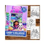 Carti si Birotica - Carti - Carti pentru copii - Carti de colorat - Carte de colorat pentru copii , 44 de ilustratii Gabby's Dollhouse - Volumul II, 88 pagini, A5 - Infinity.ro