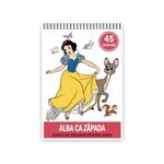 Carti si Birotica - Carti - Carti pentru copii - Carti de colorat - Carte de colorat pentru copii , 45 de ilustratii Alba ca Zapada, 96 pagini, A5 - Infinity.ro
