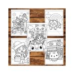 Carti si Birotica - Carti - Carti pentru copii - Carti de colorat - Carte de colorat pentru copii , 44 de ilustratii Gabby's Dollhouse - Volumul II, 88 pagini, A5 - Infinity.ro