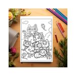 Carti si Birotica - Carti - Carti pentru copii - Carti de colorat - Carte de colorat pentru copii , 44 de ilustratii Gabby's Dollhouse - Volumul II, 88 pagini, A5 - Infinity.ro