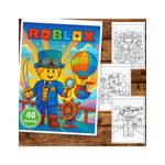 Carti si Birotica - Carti - Carti pentru copii - Carti de colorat - Carte de colorat pentru copii , 40 de ilustratii Roblox, 106 pagini, A5 - Infinity.ro