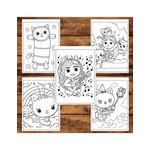 Carti si Birotica - Carti - Carti pentru copii - Carti de colorat - Carte de colorat pentru copii , 45 de ilustratii Gabby's Dollhouse - Volumul I, 90 pagini, A5 - Infinity.ro