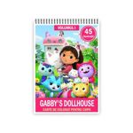 Carti si Birotica - Carti - Carti pentru copii - Carti de colorat - Carte de colorat pentru copii , 45 de ilustratii Gabby's Dollhouse - Volumul I, 90 pagini, A5 - Infinity.ro