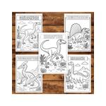 Carti si Birotica - Carti - Carti pentru copii - Carti de colorat - Carte de colorat pentru copii , 45 de ilustratii Invatam Dinozaurii - Volumul I, 96 pagini, A5 - Infinity.ro