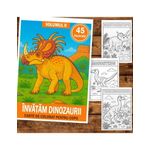 Carti si Birotica - Carti - Carti pentru copii - Carti de colorat - Carte de colorat pentru copii , 45 de ilustratii Invatam Dinozaurii - Volumul II, 96 pagini, A5 - Infinity.ro