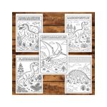 Carti si Birotica - Carti - Carti pentru copii - Carti de colorat - Carte de colorat pentru copii , 45 de ilustratii Invatam Dinozaurii - Volumul II, 96 pagini, A5 - Infinity.ro