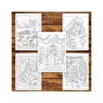 Carti si Birotica - Carti - Carti pentru copii - Carti de colorat - Carte de colorat pentru copii , 45 de ilustratii Magie de Craciun - Volumul II - Editie Premium, 96 pagini, A5 - Infinity.ro