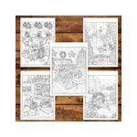Carti si Birotica - Carti - Carti pentru copii - Carti de colorat - Carte de colorat pentru copii , 45 de ilustratii Magie de Craciun - Volumul III - Editie Premium, 96 pagini, A5 - Infinity.ro