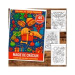 Carti si Birotica - Carti - Carti pentru copii - Carti de colorat - Carte de colorat pentru copii , 45 de ilustratii Magie de Craciun - Volumul III - Editie Premium, 96 pagini, A5 - Infinity.ro