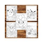 Carti si Birotica - Carti - Carti pentru copii - Carti de colorat - Carte de colorat pentru copii , 49 de ilustratii Lumea Pokemon, 106 pagini, A5 - Infinity.ro