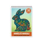 Carti si Birotica - Carti - Carti pentru copii - Carti de colorat - Carte de colorat pentru copii , 50 de ilustratii Animalute Mandala, 106 pagini, A5 - Infinity.ro