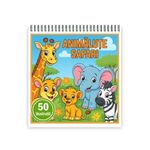 Carti si Birotica - Carti - Carti pentru copii - Carti de colorat - Carte de colorat pentru copii , 50 de ilustratii Animalute Safari, 106 pagini, A5 - Infinity.ro