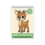 Carti si Birotica - Carti - Carti pentru copii - Carti de colorat - Carte de colorat pentru copii , 50 de ilustratii Animalute Dragastoase, 106 pagini, A5 - Infinity.ro