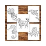 Carti si Birotica - Carti - Carti pentru copii - Carti de colorat - Carte de colorat pentru copii , 50 de ilustratii Animalute Mandala, 106 pagini, A5 - Infinity.ro