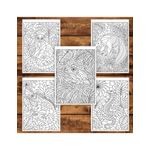 Carti si Birotica - Carti - Carti pentru copii - Carti de colorat - Carte de colorat pentru copii , 50 de ilustratii Animale din Jungla, 106 pagini, A5 - Infinity.ro