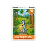 Carti si Birotica - Carti - Carti pentru copii - Carti de colorat - Carte de colorat pentru copii , 50 de ilustratii Aventurile lui Bluey, 106 pagini, A5 - Infinity.ro