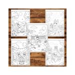 Carti si Birotica - Carti - Carti pentru copii - Carti de colorat - Carte de colorat pentru copii , 50 de ilustratii Aventurile lui Bluey, 106 pagini, A5 - Infinity.ro