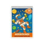 Carti si Birotica - Carti - Carti pentru copii - Carti de colorat - Carte de colorat pentru copii , 50 de ilustratii Aventuri in Spatiu, 106 pagini, A5 - Infinity.ro