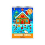 Carti si Birotica - Carti - Carti pentru copii - Carti de colorat - Carte de colorat pentru copii , 50 de ilustratii Bucurii de Craciun - Volumul I, 106 pagini, A5 - Infinity.ro