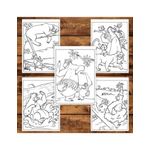 Carti si Birotica - Carti - Carti pentru copii - Carti de colorat - Carte de colorat pentru copii , 50 de ilustratii Cartea Junglei, 106 pagini, A5 - Infinity.ro
