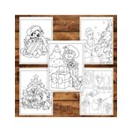 Carti si Birotica - Carti - Carti pentru copii - Carti de colorat - Carte de colorat pentru copii , 50 de ilustratii Craciun ca in Povesti, 106 pagini, A5 - Infinity.ro