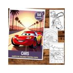Carti si Birotica - Carti - Carti pentru copii - Carti de colorat - Carte de colorat pentru copii , 50 de ilustratii Cars, 106 pagini, A5 - Infinity.ro