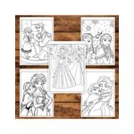 Carti si Birotica - Carti - Carti pentru copii - Carti de colorat - Carte de colorat pentru copii , 50 de ilustratii Frozen, 106 pagini, A5 - Infinity.ro
