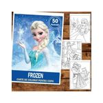 Carti si Birotica - Carti - Carti pentru copii - Carti de colorat - Carte de colorat pentru copii , 50 de ilustratii Frozen, 106 pagini, A5 - Infinity.ro