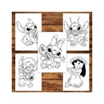 Carti si Birotica - Carti - Carti pentru copii - Carti de colorat - Carte de colorat pentru copii , 50 de ilustratii Lilo and Stitch, 106 pagini, A5 - Infinity.ro