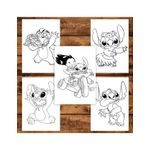 Carti si Birotica - Carti - Carti pentru copii - Carti de colorat - Carte de colorat pentru copii , 50 de ilustratii Lilo and Stitch, 106 pagini, A5 - Infinity.ro
