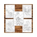 Carti si Birotica - Carti - Carti pentru copii - Carti de colorat - Carte de colorat pentru copii , 50 de ilustratii Lumea Dragonilor, 106 pagini, A5 - Infinity.ro