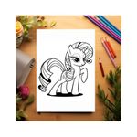 Carti si Birotica - Carti - Carti pentru copii - Carti de colorat - Carte de colorat pentru copii , 50 de ilustratii My Little Pony - Volumul II, 106 pagini, A5 - Infinity.ro
