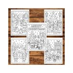Carti si Birotica - Carti - Carti pentru copii - Carti de colorat - Carte de colorat pentru copii , 50 de ilustratii Noaptea de Craciun - Volumul I, 106 pagini, A5 - Infinity.ro