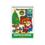 Carti si Birotica - Carti - Carti pentru copii - Carti de colorat - Carte de colorat pentru copii , 50 de ilustratii Noaptea de Craciun - Volumul I, 106 pagini, A5 - Infinity.ro