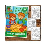 Carti si Birotica - Carti - Carti pentru copii - Carti de colorat - Carte de colorat pentru copii , 50 de ilustratii Noaptea de Craciun - Volumul Ii, 106 pagini, A5 - Infinity.ro