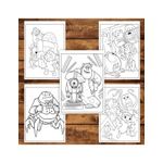 Carti si Birotica - Carti - Carti pentru copii - Carti de colorat - Carte de colorat pentru copii , 50 de ilustratii Monster INC, 106 pagini, A5 - Infinity.ro