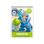 Carti si Birotica - Carti - Carti pentru copii - Carti de colorat - Carte de colorat pentru copii , 50 de ilustratii Monster INC, 106 pagini, A5 - Infinity.ro