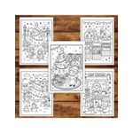 Carti si Birotica - Carti - Carti pentru copii - Carti de colorat - Carte de colorat pentru copii , 50 de ilustratii Noaptea de Craciun - Volumul Ii, 106 pagini, A5 - Infinity.ro