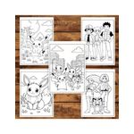 Carti si Birotica - Carti - Carti pentru copii - Carti de colorat - Carte de colorat pentru copii , 50 de ilustratii Pokemon - Volumul III, 106 pagini, A5 - Infinity.ro