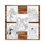 Carti si Birotica - Carti - Carti pentru copii - Carti de colorat - Carte de colorat pentru copii , 50 de ilustratii Printese din Desene - Volumul II, 106 pagini, A5 - Infinity.ro