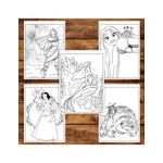 Carti si Birotica - Carti - Carti pentru copii - Carti de colorat - Carte de colorat pentru copii , 50 de ilustratii Printese din Desene - Volumul I, 106 pagini, A5 - Infinity.ro