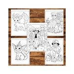 Carti si Birotica - Carti - Carti pentru copii - Carti de colorat - Carte de colorat pentru copii , 50 de ilustratii Pokemon - Volumul IV, 106 pagini, A5 - Infinity.ro