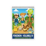 Carti si Birotica - Carti - Carti pentru copii - Carti de colorat - Carte de colorat pentru copii , 50 de ilustratii Pokemon - Volumul IV, 106 pagini, A5 - Infinity.ro