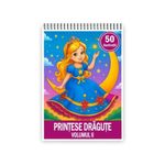 Carti si Birotica - Carti - Carti pentru copii - Carti de colorat - Carte de colorat pentru copii , 50 de ilustratii Printese Dragute - Volumul II, 106 pagini, A5 - Infinity.ro