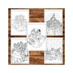 Carti si Birotica - Carti - Carti pentru copii - Carti de colorat - Carte de colorat pentru copii , 50 de ilustratii Printese din Desene - Volumul III, 106 pagini, A5 - Infinity.ro