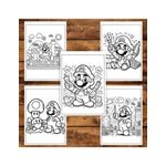Carti si Birotica - Carti - Carti pentru copii - Carti de colorat - Carte de colorat pentru copii , 50 de ilustratii Super Mario, 106 pagini, A5 - Infinity.ro